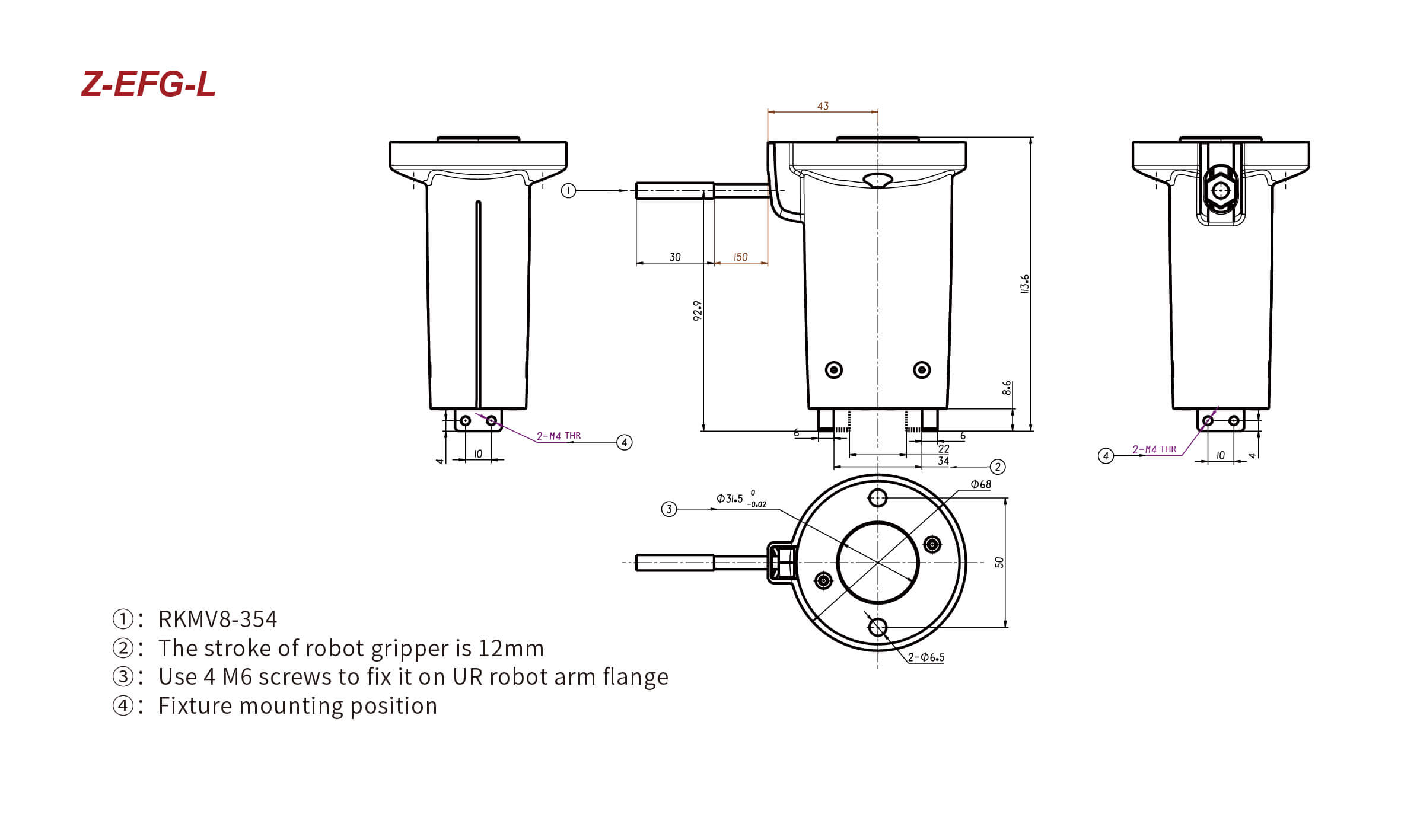 robot gripper, robotic gripper, electric gripper, servo controlled gripper, servo electric gripper,end effector
